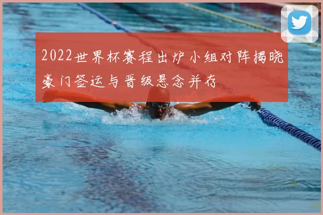 2022世界杯赛程出炉小组对阵揭晓豪门签运与晋级悬念并存