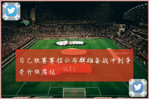 日乙联赛赛程公布群雄备战冲刺争夺升级席位